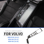 S&uuml;sinikkiudstiilis keskkonsooli kaitsekile Volvo V60 S60 XC60 2018-2021 jaoks Style 3 must