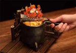 12CM Anime Calcifer Objektid Lamp Kogutav Mudel Kaunistused Tegevuskuju S&uuml;nnip&auml;evakingitus M&auml;nguasjad Lauaarvuti Tegevuskujud brown