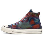 Chuck 70 Converse High 'Tie Dye Plaid' 168752C 36.5 gray