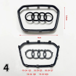 Audi RS3 Automaatse Rooliratta Logo Ere Raamriba Galvaanitud Autologo Kleebis Audi A3 A4 B8 8P B9 8V A5 A6 C7 A7 Q3 Q5 Q7 jaoks