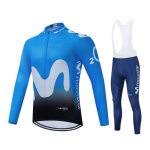 2026 Movistar Team pikavarrukaga jalgrattas&auml;rgid Ropa Ciclismo Maillot Jalgrattariided Hingavad Mtb Jalgratta Jalgrattariided L