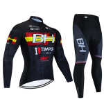 BH Team S&uuml;gisene Rattas&auml;rgi Komplekt Jalgratta Spordir&otilde;ivad MTB Maillot Ropa Ciclismo Maanteeratta &Uuml;likond Pikkade Varrukatega Bicicleta R&otilde;ivad XL