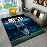 Jalgpalli Kits M-Messi Spordikaitse libisemiskindel ala vaip elutuppa, magamistuppa, m&auml;ngutuppa, pehme vaip p&otilde;randamatt Kodu kaunistus vaip Laste tuba 80cm x 120cm