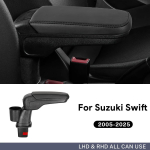 Suzuki Swift k&auml;etoe kast Suzuki Swift auto k&auml;etoe Auto tarvikud Interj&ouml;&ouml;ri detailid hoiukast J&auml;relturu osad 2005-2025 One Size black