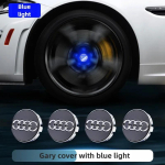 2026 Kuum Audi jaoks 4 tk AUDI 60mm 69mm Rummu LED-tuled Kate Auto Ujuv Valgustus Ratta Keskkatte Korgid Audi A3 A4 A5 A6 jaoks 68mm