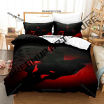 Moodne Sombr Laulja Voodipesukomplekt &Uuml;he Twin T&auml;is Kuninganna Kuninga Suuruses Voodikomplekt Laste Magamistuba Tekikoti Komplekt Voodilina Komplekt EU Single 135*200cm/53x79in 3pcs black