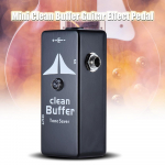 Mini Clean Buffer Guitar Effect Pedal Tone Saver Tsink-alumiiniumsulamist korpus must