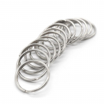 10 tk V&otilde;tmehoidjad Ketid Poolitatud Ring Hoop Metall Silmus Aksessuaar 25mm 10 Pcs