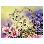 Huacani teemantmaal Teemanttikandid 5d isetegemine t&auml;isruudukujulised loomad kass - teemantmosaiik 20*25 cm