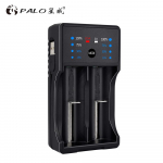 PALO AA AAA akulaadija 18650 akulaadija laetav akulaadija AA 3A 18650 14500 17500 jaoks LED-ekraaniga must