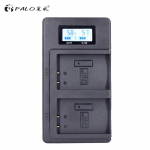 PALO 2 pesa LPE17 LP E17 LP-E17 LCD USB topeltlaadija Canon EOS 200D M3 M6 750D 760D T6i T6s 800D 8000D Kiss X8i kaameratele must