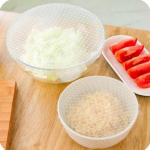 Kaaned Toidukile L&auml;bipaistev korduvkasutatav silikoonist &uuml;mbris Tihendi kate Venib V&auml;rskelt s&auml;ilitamiseks K&ouml;&ouml;git&ouml;&ouml;riistad 10CM