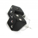 NOA [I2141] - Boucles Cr&eacute;ateur 'Sissi' noir must