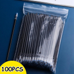 100tk/komplekt Kustutav Geelpliiats 0,5mm Kustutav Pliiats T&auml;itevarras Sinine Must Tindiga Pestav k&auml;epide kooli kirjatarvete Office Wr 100pcs Black