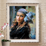 Full Square Drill 5D DIY Teemantmaal Ristpistes Tikand Teemantmosaiik Kunstpilt Kodukaunistuse kingitus Full Round 20X30CM