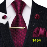 Moodne meeste lips lipsuga 7 stiili siidist lipsu tasku kandiline mansetin&ouml;&ouml;bid Boutonniere komplekt N-1464