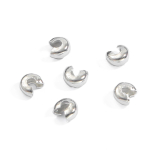 100 tk rauast pressitud helmeste kaaned, &uuml;mmargused pressitud kaane klambriotsad s&otilde;lme kate metallist isetegemise ehete leidmine 3mm