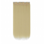 MISS WIG Naiste pikad sirged juuksepikendused parukas s&uuml;nteetilisest kiust juuksed naturaalsed 5 klambriga juuksel&otilde;ik Must pruun blond igap&auml;evane kasutamine