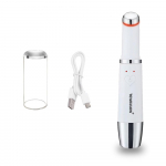 TEWIRROW Ionic Eye Facial Massager vananemisvastane silma&uuml;mbruse kortsude ja tumedate ringide eemaldamise masseerija valge