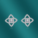 SACE GEMS Klassikaline vasesulamist tsirkoon K&otilde;rvar&otilde;ngad Naiste Ehted Pulmalubadus Peokink roosa