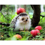 5D DIY Teemantmaaling Puuviljad ja veinid Teemantmosaiik Teemanttikandid T&auml;ielik ristpistekomplektid Kodukaunistuse kingitused Round 30x40cm