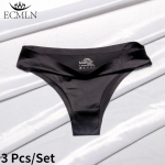 3 komplekti naiste j&auml;&auml;siidist tundlikud stringid &otilde;mblusteta seksikad alusp&uuml;ksid pesu aluspesu M