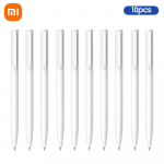 Xiaomi geelpliiats 10 tk 0,5 mm must tindiga presspliiats Jaapani MiKuni tindiga sujuva kirjutamise kontoritarbed 10pcs valge