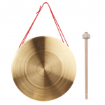 30 cm k&auml;sigongi taldrikud vask-gongi kapell, ooperi l&ouml;&ouml;kpill koos &uuml;mmarguse haamriga 30cm
