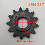 Sprocket Electric Scooter 25H 9T/11T/13T mustade kettidega mootor 13T
