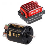 540 harjatud mootoriga RC roomikmootor, 3-pesaline ja 60A ESC RC auto ESC harjatud elektriline kiirus 55T
