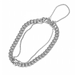 ANENJERY kahekihiline lukukett, naiste geomeetriline kuldk&auml;ev&otilde;ru Prantsuse ehted h&otilde;be