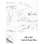 10/15 cm valgest marmorist tekstuuriga plaadid Kleebised K&ouml;&ouml;k Backsplash &Otilde;likindel Vannituba Riidekapp Veekindel koorimine ja kleepimine seinakleebised 10cmX10cmX10pcs