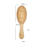 Phyllostachys Pubescens Air Cushion Comb Peanaha Massaaž Tervise Turvapadi Kamm Juuste Sirgendamine Suur Kamm 09