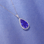 Bella Box uus sinine veekujuline moodne &otilde;rn rangluukett lihtne kristallist kaelakee naistele pulmaehted