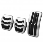 Roostevabast terasest auto pedaalide padjad pedaalide kate Ford Focus 2 3 4 MK2 MK3 MK4 RS ST 2005-2020 Kuga Escape 2009-2022 jaoks MT