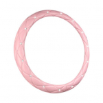 Rooli kate Rhinestone Inlay Romb Muster T&auml;iuslik Decor Hea k&auml;etunne Auto Decoration Rooliratta kaitse 38cm