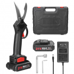 21 V juhtmeta l&otilde;ikur harjadeta mootor elektriline k&ouml;&ouml;gik&auml;&auml;r 40 mm luu grilli liha l&otilde;ikamise masin 2pcs batteries EU Plug