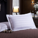 Uus 1 tk puuvillane l&auml;bim&otilde;&otilde;t 45 * 75 padjap&uuml;&uuml;r hotelli puuvillane voodipesu paks puhas valge satiinriba