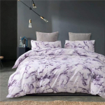Nordic Style kodutekstiiliga tr&uuml;kitud tekikate Kolmeosaline voodipesu 200*200cm