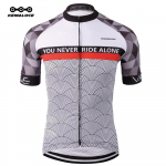 KEMALOCE Cycling Jersey fluorestseeruvad meeste v&otilde;idus&otilde;idutopid l&uuml;hikeste varrukatega kollane sinine suveprofessionaalsed jalgrattar&otilde;ivad XS hall