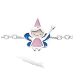 Les Tr&eacute;sors De Lily [R3796] &ndash; h&otilde;bedane k&auml;ev&otilde;ru 'Fairy' roosa lilla h&otilde;bedane (roodiumiga kaetud) - 9x9 mm Heleroosa