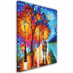 L&otilde;uenditr&uuml;kk S&uuml;gispuude maastik 40x60 sinine
