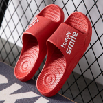 Unisex sussid suvised sisevannitoa PVC-sussid Pehme talla sandaalid 38-39 punane