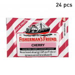 Fisherman's Friend imemistabletid, kirss, suhkruvabad kirsimaitselised pastillid, 25 g. x 6 /12 / 24 tk 25 g. x 24 pcs