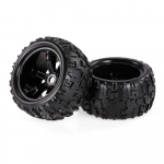 2 tk 3,6 tolli 150 mm monster trucki velg ja rehv 1/8 Traxxas HSP HPI E-MAXX Savage Flux ZD jaoks must