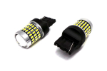 2 szt żar&oacute;wka LED 7440 W21W 12-24V CANBUS 2100lm biała z soczewką Off-Road