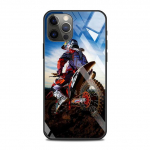 Moto Cross Motorcycle Sports karastatud klaasist &uuml;mbris iPhone 12 11 Pro Max 13 12 Mini Fundas X Xr Xs Max 8 7 6s Plus Shell Fundas jaoks For iPhone 6