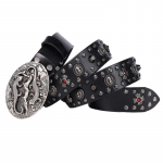 3,8 cm Retro Punk Rivet Rihm Sile Pandlaga Cowskin Ehtsast Nahast Rihm Ceinture Homme Meeste Rihm Teksad Meeste Rihm Riem Lai 105CM