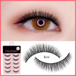 5/10 Kahekordsed 3D-ripsmed Kunstripsmed Kunstripsmed Ripsmepikendused Naturaalne komplekt Sihvakate ripsmete T&ouml;&ouml;riistad Ilu-meigit&ouml;&ouml;riistad Korea meik Jaapan R01