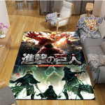 Anime Attack on Titan libisemiskindlad vaibad Suured elutoa vaibad Mugavad vaibad Pehme p&otilde;randamattide vaibad magamistoas 80cm x 120cm